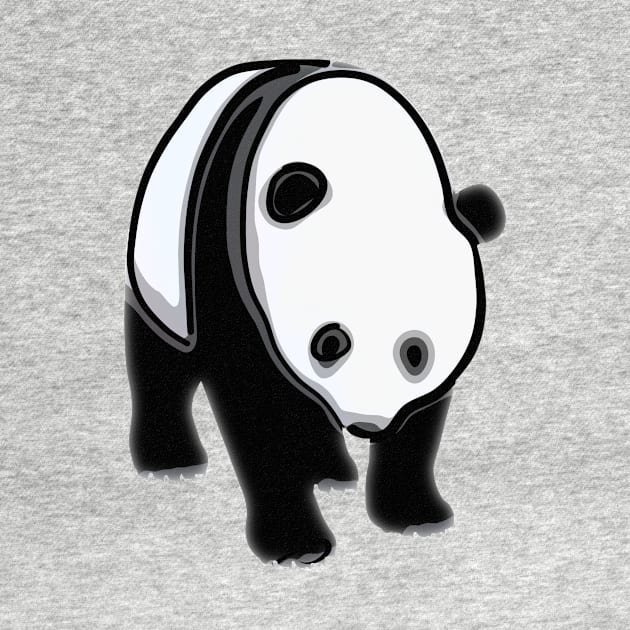 Cute Cartoon Panda by HappyPixelDesigns